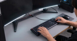 How I Created A Cleaner Gaming Setup By Hiding Lights In Plain Sight