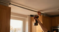I Put A Curtain Rod On My Kitchen Ceiling, And Now I’m Doing It In Every Room
