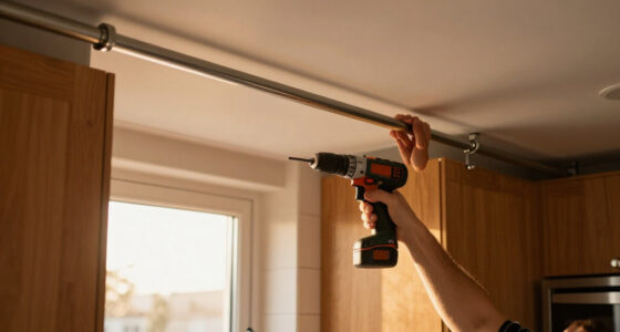 I Put A Curtain Rod On My Kitchen Ceiling, And Now I’m Doing It In Every Room