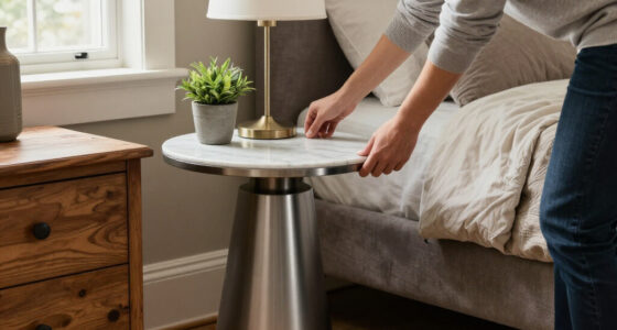 I Upgraded My Old Nightstand With Article’s Stylish Side Table (It Has So Much Storage!)