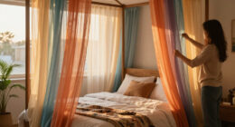 A Clever Canopy Bed Hack Makes This Bedroom Look So Whimsical