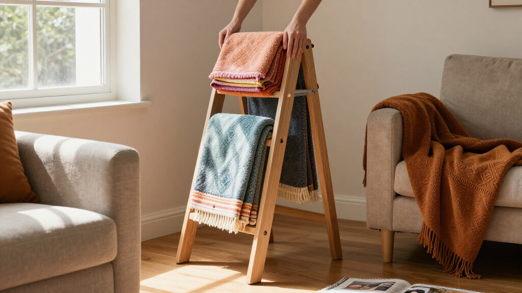 Aldi's Best-Selling Blanket Storage Ladder Is Finally Back