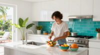 An All-White Kitchen Is Now A Colorful Miami-Inspired Escape