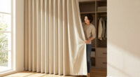 I Ditched My Closet Doors For $60 Pleated Curtains (See Why!)
