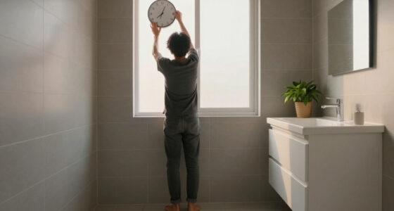 I Moved A Clock To My Bathroom, And It Changed My Morning Routine Forever