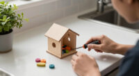 This Mini Birdfeeder Is Like A Cute Cafe For Birds