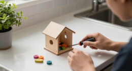 This Mini Birdfeeder Is Like A Cute Cafe For Birds