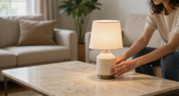 14 Best Travertine-Look Table Lamps in 2026