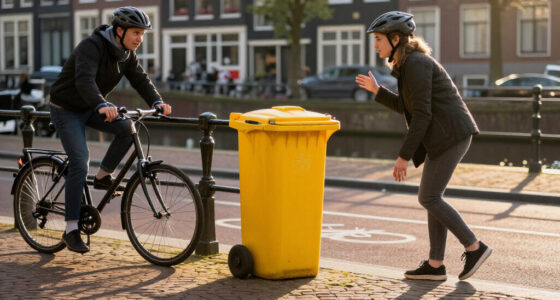 Amsterdam Plaatst Prullenbak Midden Op Fietspad: 'Een Giller' - Nos.nl