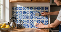 Chef Yotam Ottolenghi Did It — This Backsplash Mural Trend Is A "Commitment To Joy" In Your Home, Says Interior Designers