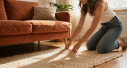 Should My Sofa Sit On Top Of The Rug? It's A Question I Get Asked All The Time As A Stylist