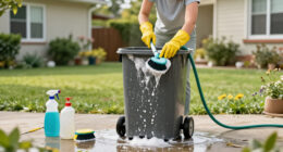 Smelling Your Garbage Cans? The Underrated Trick To Give Them A Deep Clean